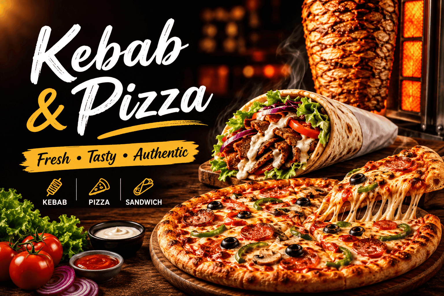 Kebab centre Mk cover