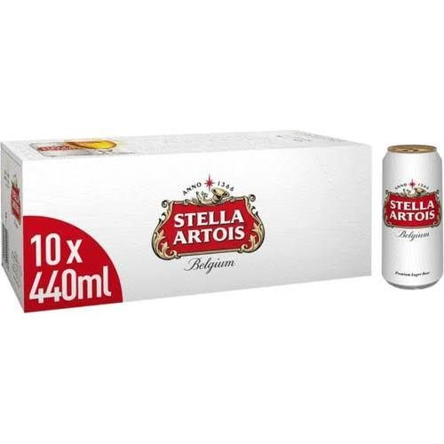 Stella Artois 10 Cans 440ml ALC 4.6% VOL