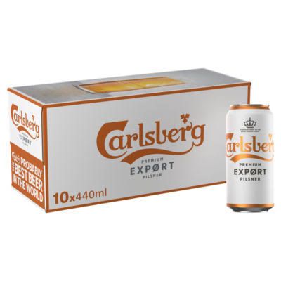 Carlsberg Export 10 Cans 440ml ALC 4.8% VOL