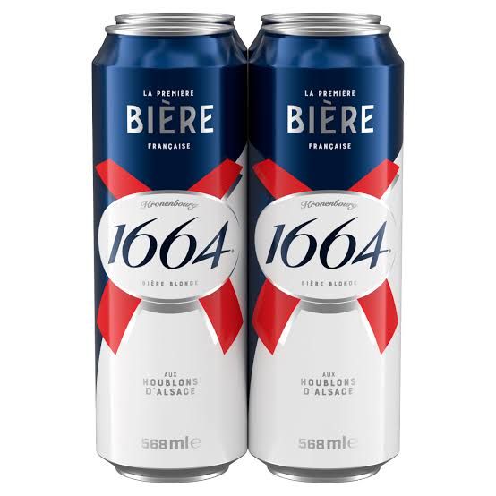 Kronenbourg 1664 4 x 568ml Cans 5% ABV