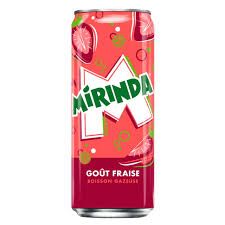 Mirinda strawberry can