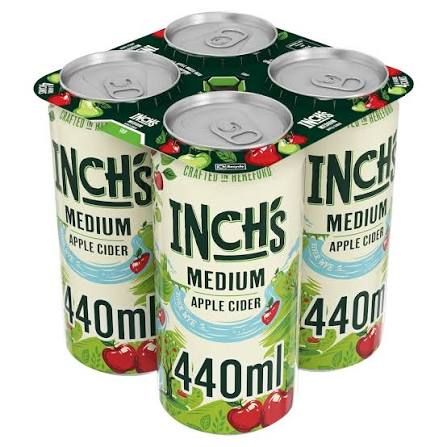 Inch’s Apple Cider 4 x 440ml Cans 4.5% ABV