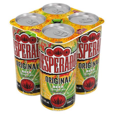 Desperados Original Beer 4 x 440ml Cans 5.9% ABV