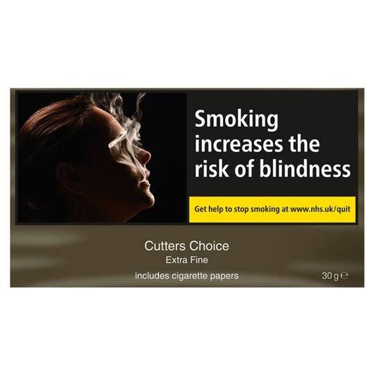 Cutters Choice Extra Fine includes cigarettes papers 30g