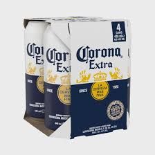 Corona Extra 4 x 440ml Cans 4.5% ABV