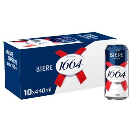 Kronenburg 1664 10 Cans 440ml ALC 5.0% VOL