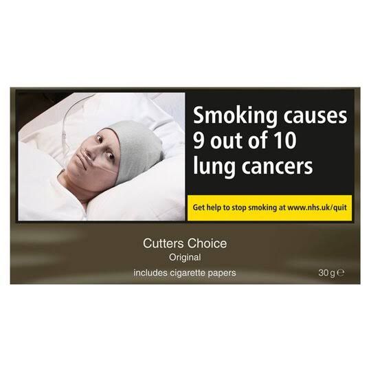 Cutters Choice Original includes cigarettes papers 30g